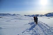 踏雪登山