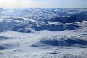 降落 Kangerlussuaq 前的風光