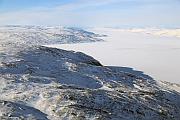 降落 Kangerlussuaq 前的風光