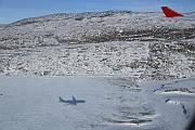 降落 Kangerlussuaq 前的風光